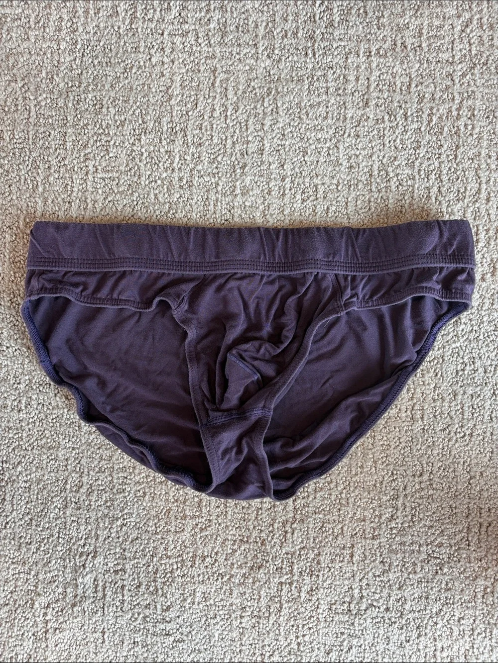 Obviously Men's Breathable Briefs in Deep Purple - Comfortable Everyday Support